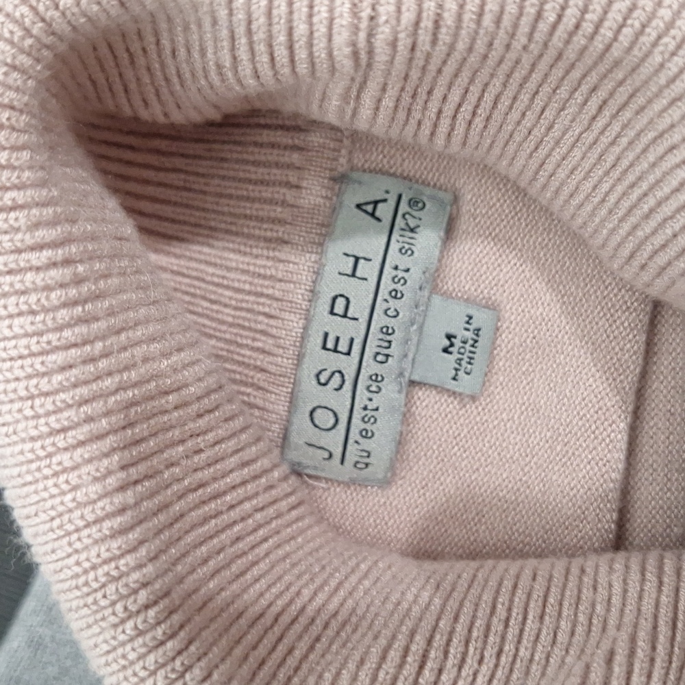 Joseph A Mauve And Grey Color Block Turtleneck Lo… - image 6